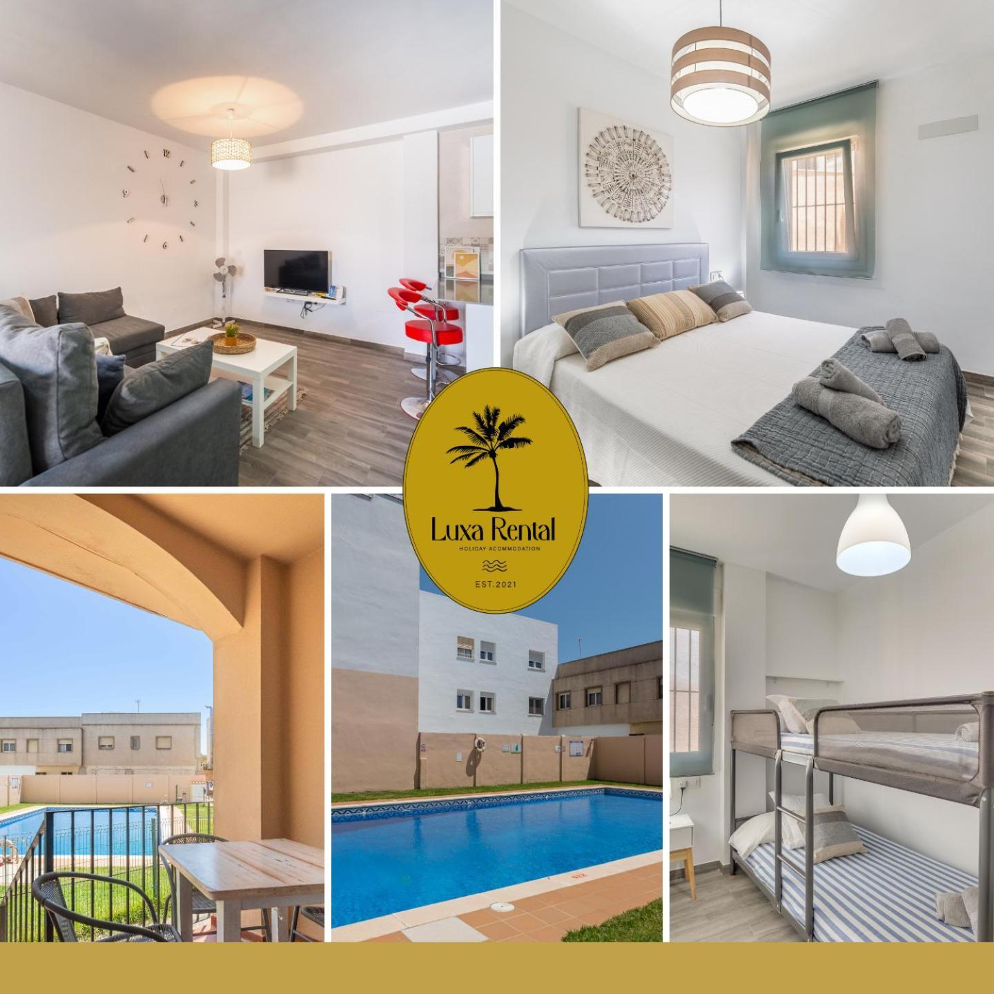 Апартаменты Lxr Balneario 2Hab Sol & Playa Тарифа Экстерьер фото